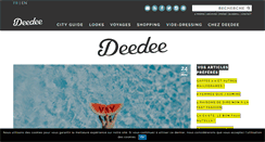 Desktop Screenshot of deedeeparis.com